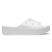 Dámske šlapky (plážová obuv) CROCS Classic Platform Slide white