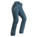 Dámske hrejivé vodoodolné strečové nohavice sh520 x-warm na turistiku + návleky