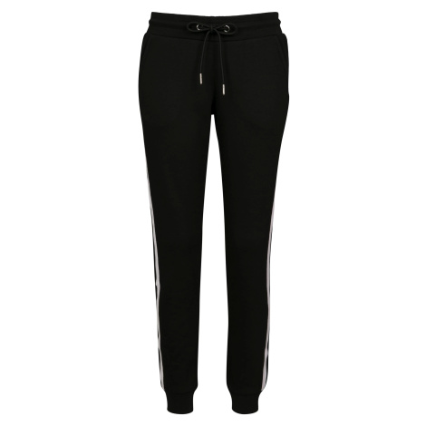 Women's College Contrast Sweatpants Black/White/Black