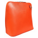 Talianská kožená kabelka Grana Arancione