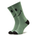 Market Ponožky Vysoké Unisex Smiley 360001158 Zelená