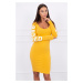 Dress Ragged mustard