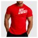 Pánske fitness tričko Iron Aesthetics Splash, červené
