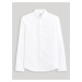 Biela pánska bavlnená košeľa regular Celio Daxford