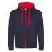 Just Hoods Dámska mikina na zips JH053 New French Navy