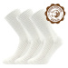 Ponožky BOMA Turnip white 3 páry 103365
