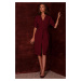 Šaty model 18078872 Maroon - STYLOVE