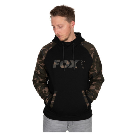 Fox mikina black camo raglan hoodie - xxl