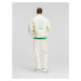 Karl Lagerfeld Prechodná bunda  zelená / prírodná biela