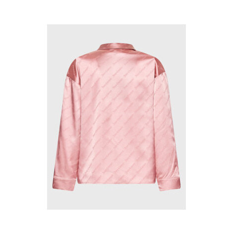 Juicy Couture Pyžamový top Paquita Monogram JCLK222018 Ružová Regular Fit