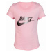 Nike NSW TEE SCOOP DANCE SWOOSH Dievčenské tričko, ružová, veľkosť