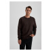 DEFACTO Oversize Fit Crew Neck Basic Sweatshirt