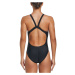 Dámske plavecké jednodielne plavky NIKE SWIM LOGO TAPE FASTBACK OP BLACK