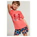 Dievčenské pyžamo Cornette SEAHORSE - Morský koník Ružová