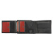 Pánska kožená peňaženka Pierre Cardin Berdy - čierno-červená