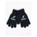 Yoclub Kids's Boys' Five-Finger Gloves RED-0012C-AA5A-018