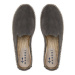 Manebi Espadrilky Suede Flat Espadrilles W 1.0 C0 Sivá