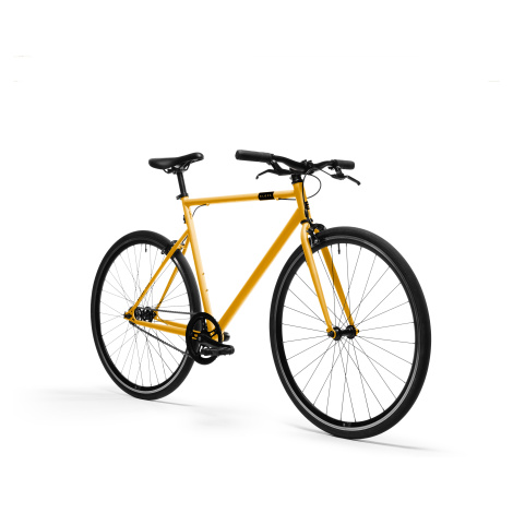 Mestský bicykel Single Speed 500 žltý