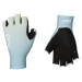 POC Cyklistické rukavice krátkoprsté - DEFT - svetlo modrá/čierna