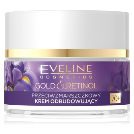 Eveline Cosmetics Gold & Retinol regeneračný krém proti vráskam 70+