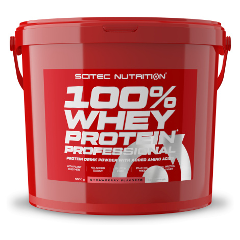 Scitec Nutrition 100% Whey Protein Professional jahoda