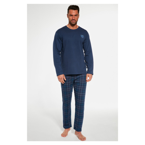 Pánske pyžamo Cornette Redwood 2 - bavlna Tmavomodrá