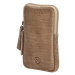 Hide & Stitches Béžová kožená kabelka na mobil „Skylar“
