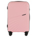 SVETLORUŽOVÁ 3DIELNA SADA KUFROV WINGS HPE01 3, SET OF 3 WINGS POLIPROPYLÉN SUITCASES L,M,S DUST