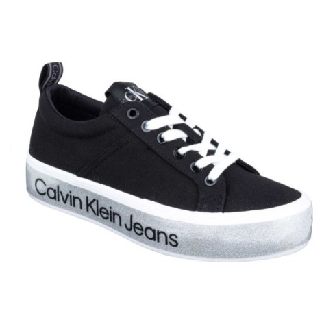 Calvin Klein FLATFORM VULCANIZED 3 Dámska obuv na voľný čas, čierna, veľkosť
