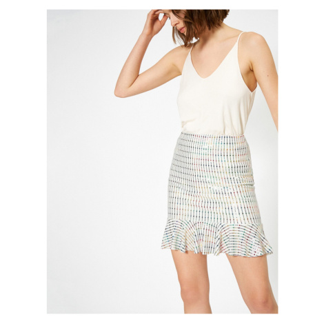 Koton Sequin Detailed Skirt