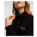 Mikina Karl Lagerfeld Karl Signature Half Zip Black