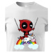 Detské tričko s potlačou Deadpool pre fanúšikov Marveloviek