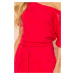 Červené dámské šaty s krátkými rukávy XL model 15116466 - numoco