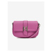 Dark pink women's leather crossbody handbag KARL LAGERFELD Shootin - Women