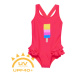 Dievčenské plavky COLOR KIDS BABY Swimsuit W. Application 5380-Diva Pink