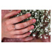 OLIVIE Strieborný prsteň ANTEA ROSE 4411