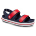 Chlapčenské sandále CROCS Crocband Cruiser Sandal K navy varsity red