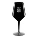 PROTOŽE DĚTI - černá nerozbitná sklenice na víno