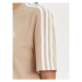 Adidas Každodenné šaty Essentials 3-Stripes IR6056 Béžová Loose Fit