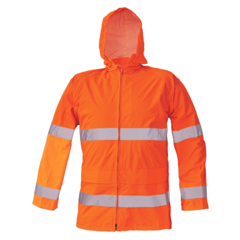 Cerva Gordon Pánska pracovná HI-VIS bunda 03010002 oranžová