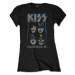 RockOff Kiss Dámske bavlnené tričko: Made For Lovin' You - čierne