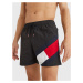 Tommy Hilfiger Underwear Plavecké šortky  námornícka modrá / svetločervená / čierna / biela