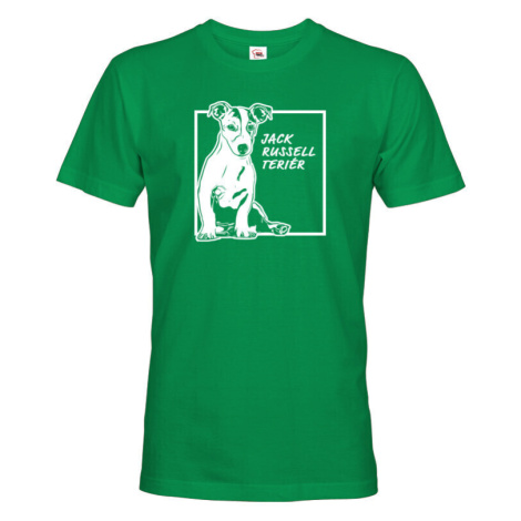 Pánské tričko pre milovníkov zvierat -  Jack Russell teriér