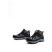 Čierno-sivé pánske zimné členkové topánky SAM 73