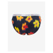 Tmavomodré dámske kvetované nohavičky Tommy Hilfiger Underwear