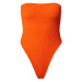Misspap Jednodielne plavky  oranžová
