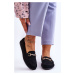 Classic Suede Moccasins with Black Amera
