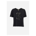 Tričko La Martina Woman T-Shirt S/S Peached Cott Black