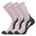VOXX ponožky Trim light grey 3 páry 106572