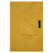Detské bavlnené tričko Sisley žltá farba, s potlačou